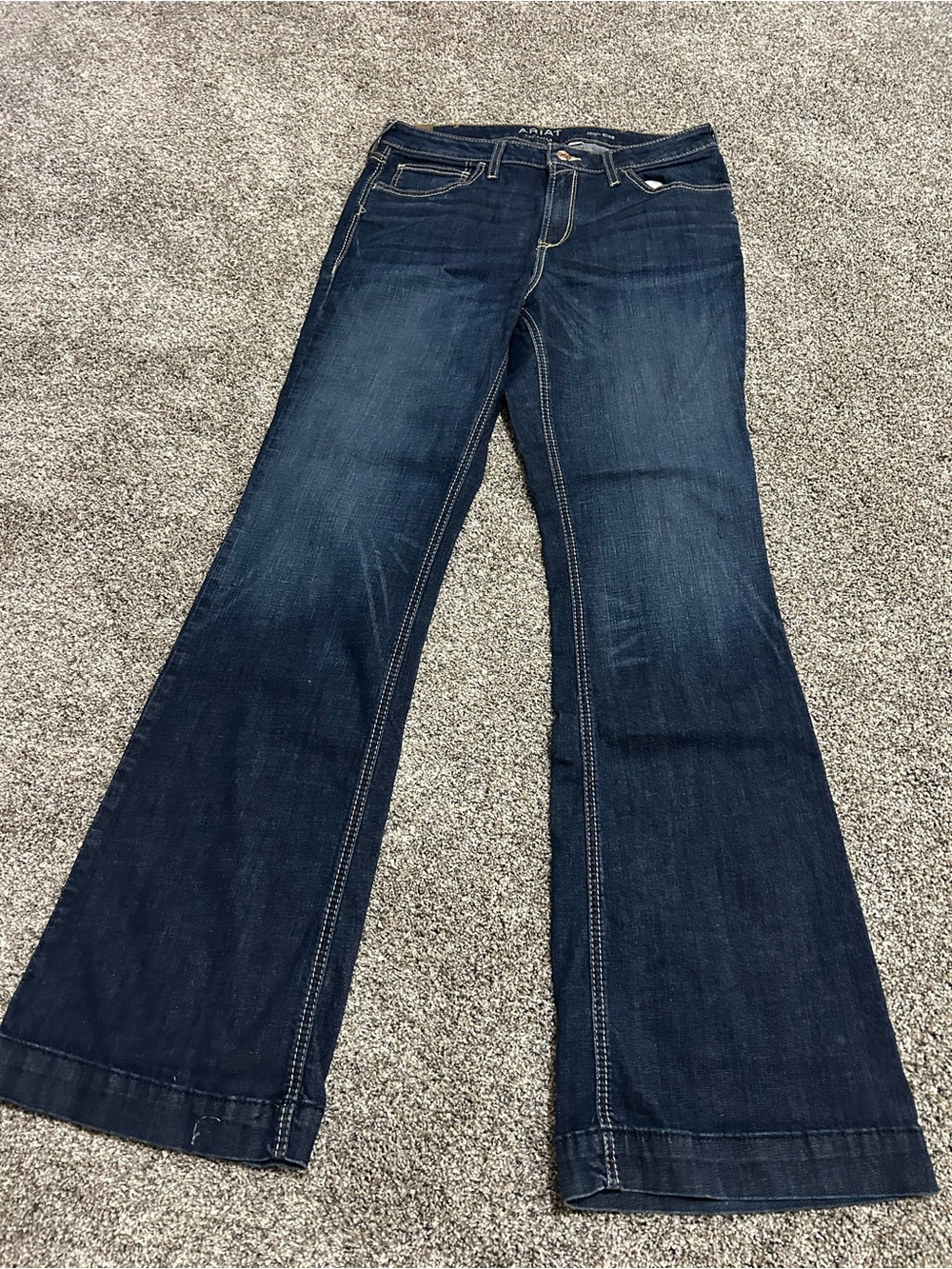 Ariat Women's Dark Indigo Wide Leg Jeans
